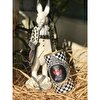Aşık Tavşanlar Kont & Kontes Dama Gümüş Model Dekor Ürünü 