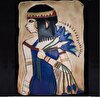 Antik Mısır Lotuslu Kız Mitolojik Tablet