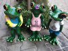 Kurbağa Ailemiz Anne,Baba,Çocuk 3'lü Tasarım Set( Bahçelerinize Özel)