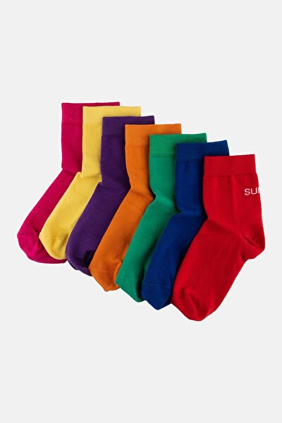 Cozzy Socks 7'li Seven Day Haftalık Çorap Seti Hediyeli Kutulu / Beden: 36-40