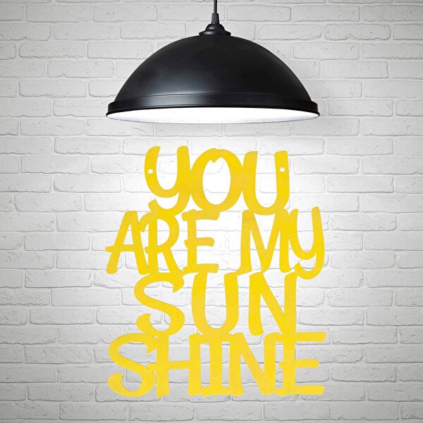 You Are My Sun Shine Ahşap Duvar Panosu